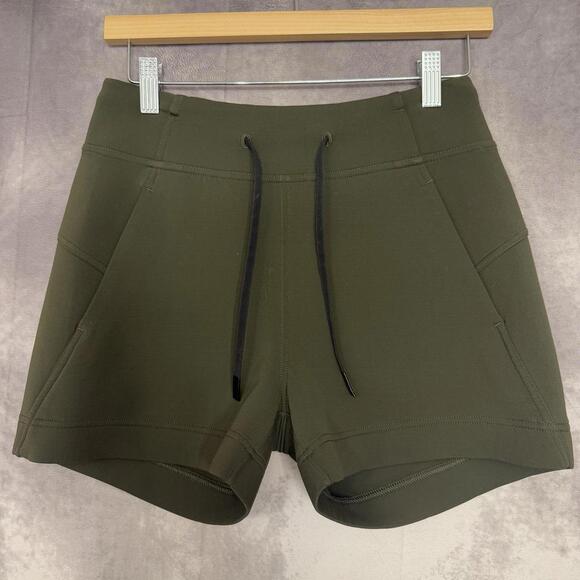 Lululemon Shorts Women Size 4 In-Form Luxtreme Four Way‎ Stretch Drawstring - Picture 3 of 8
